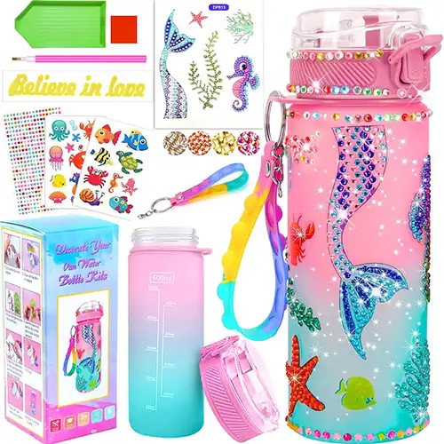 Botellas de Agua Reutilizable de Sirena