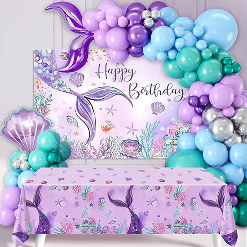 decoración de sirena