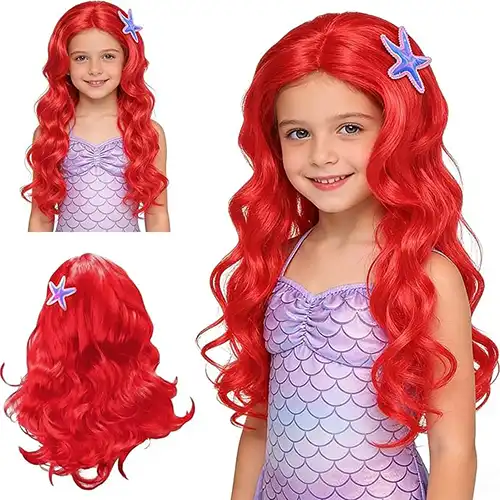 pelucas de sirena para niñas