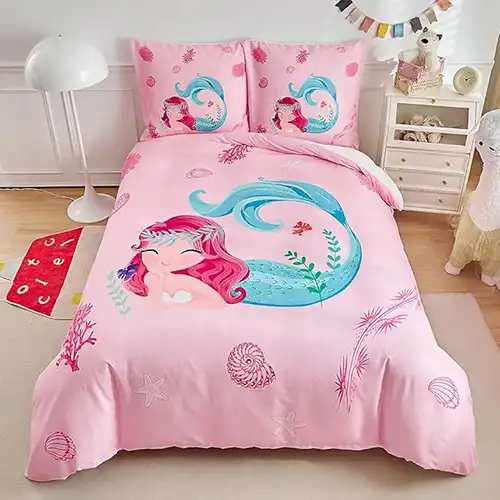 ropa de cama con sirena